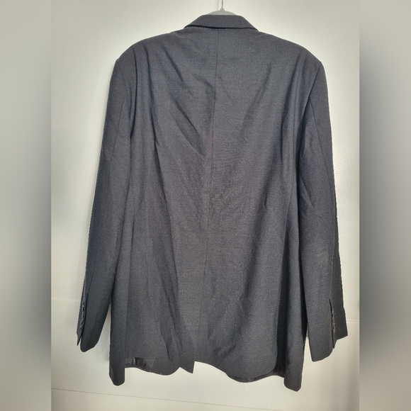 346 Brooks Brothers Stretch Wool Blazer Grey/Black in Size 43L - Picture 2 of 15